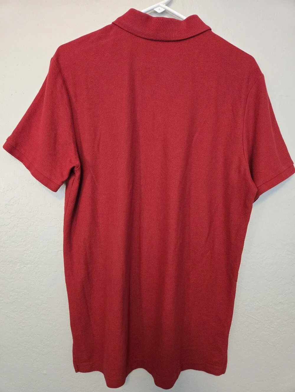 U.S. Polo Assn. Performance Pique, Red Short-Sleeve Polo Shirt, Size Large - Picture 7 of 7